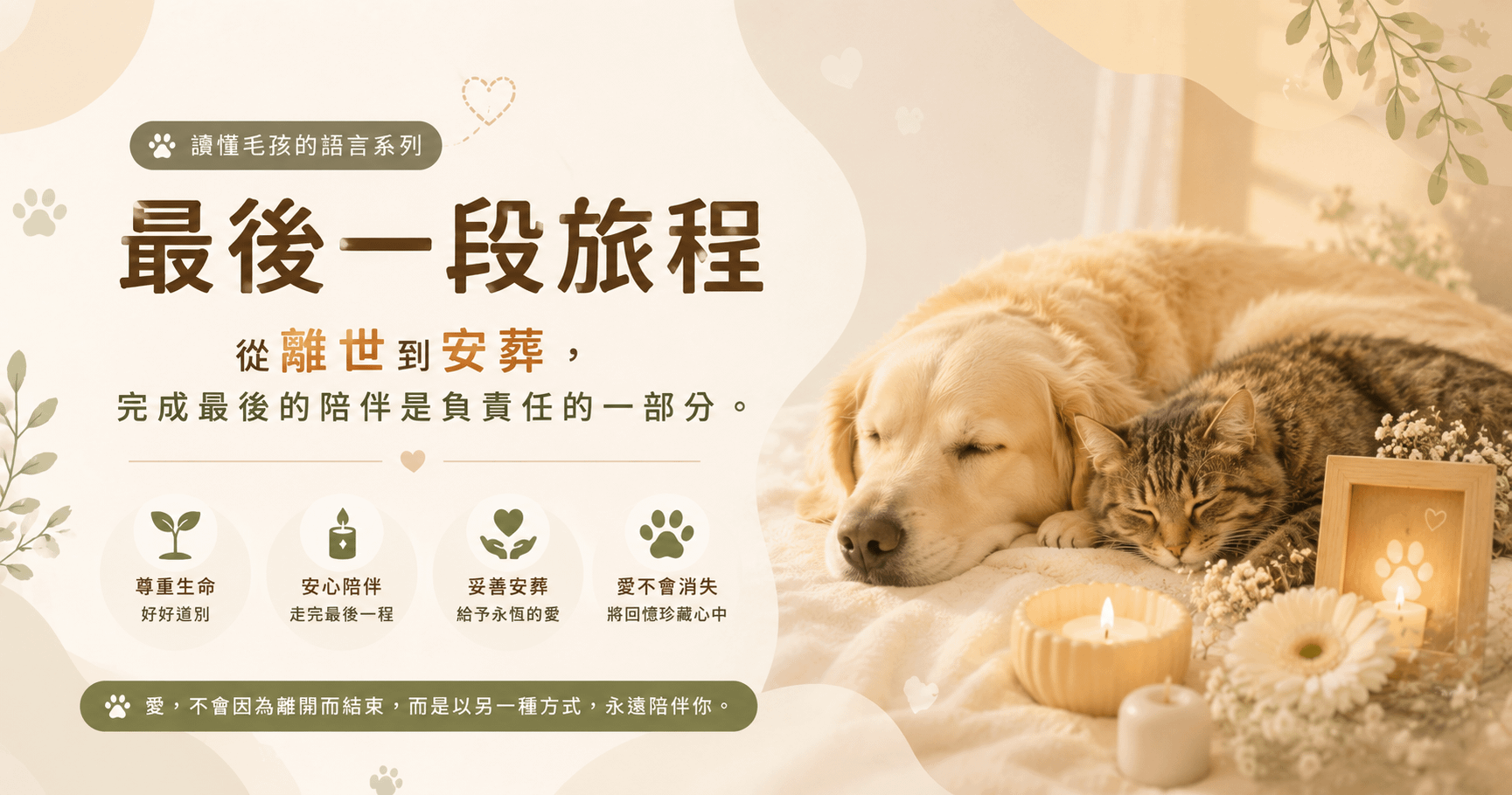最後一段旅程：從離世到安葬，完成最後的陪伴