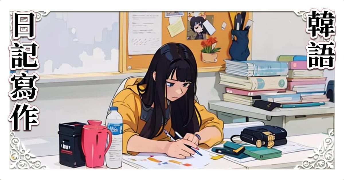 用韓語寫日記 247分鐘