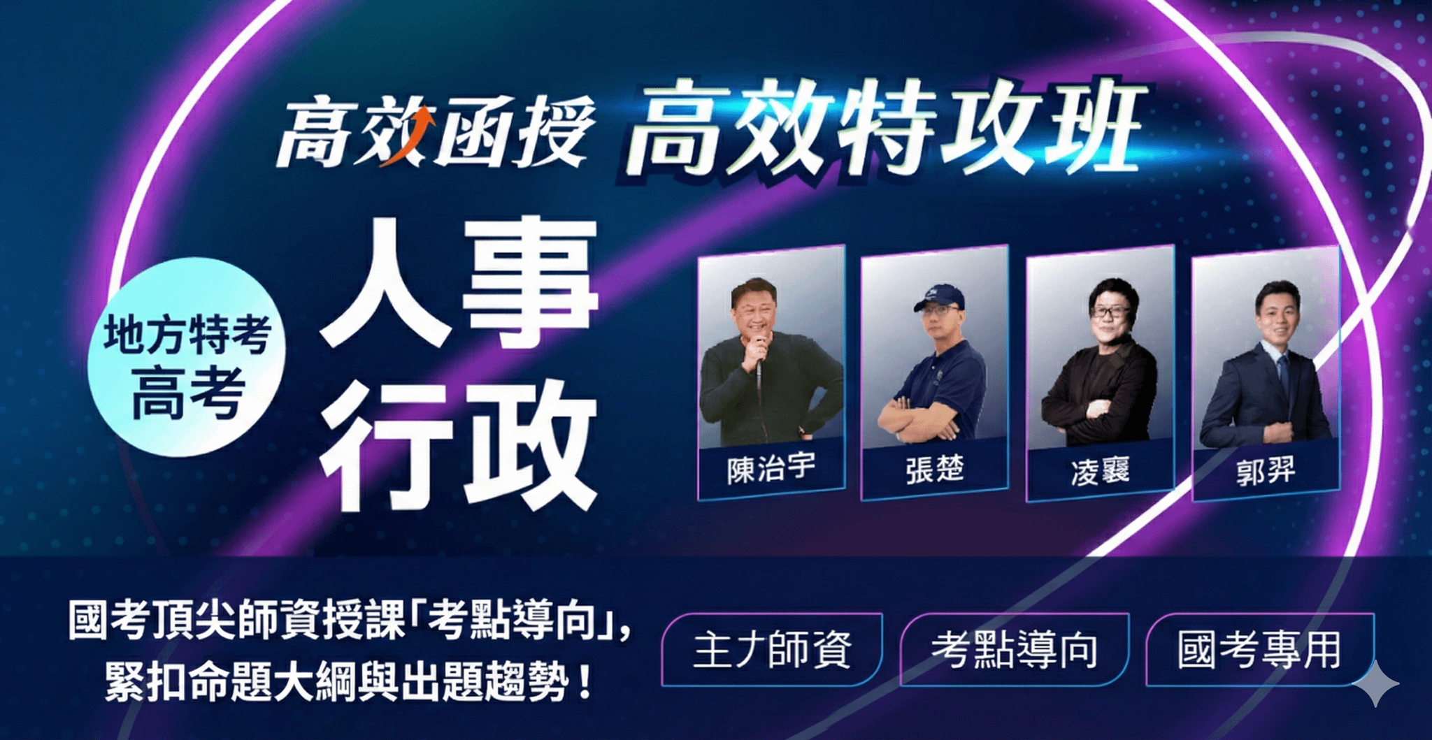 115 人事行政-地方特考(三等)-全套【高效特攻班】│高效函授