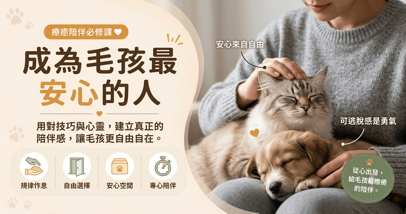 成為毛孩最安心的人