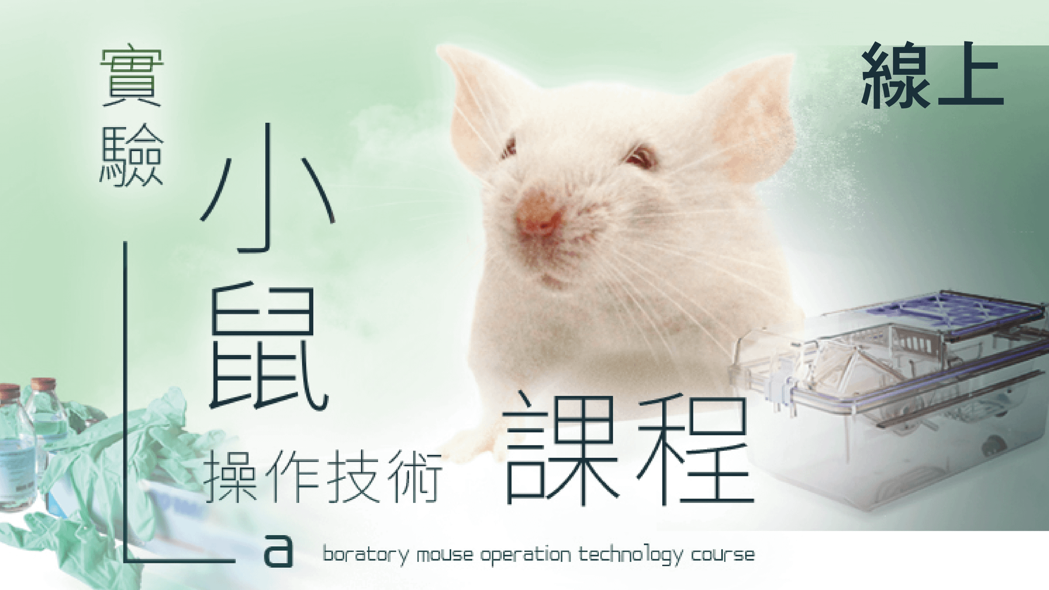[線上課程] 實驗小鼠基礎操作技術