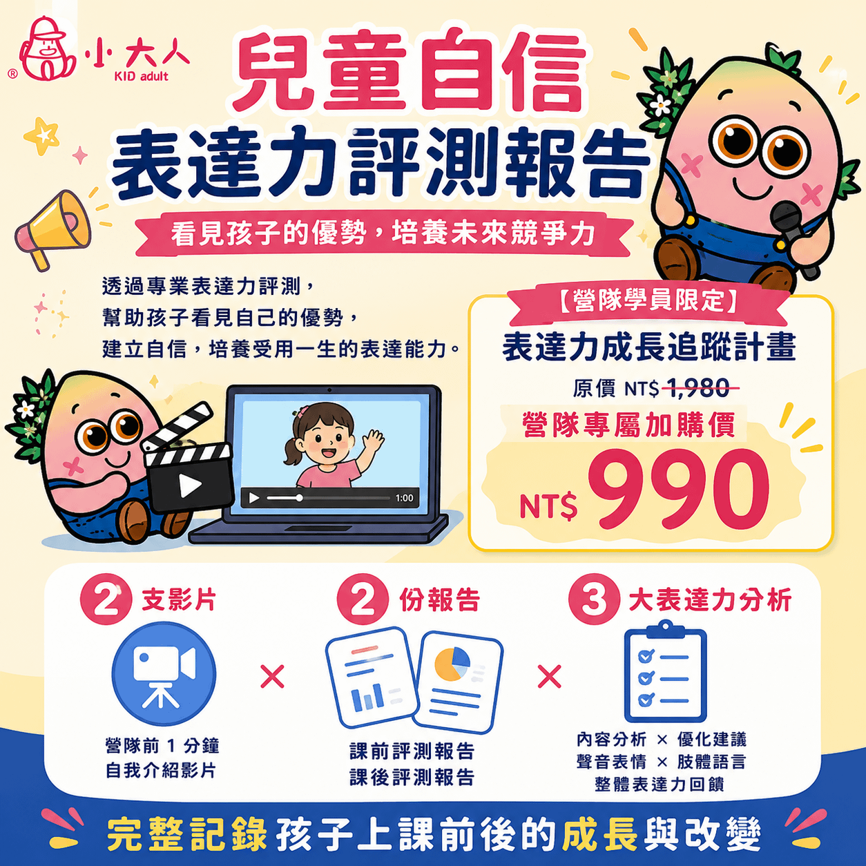 兒童自信表達力評測報告