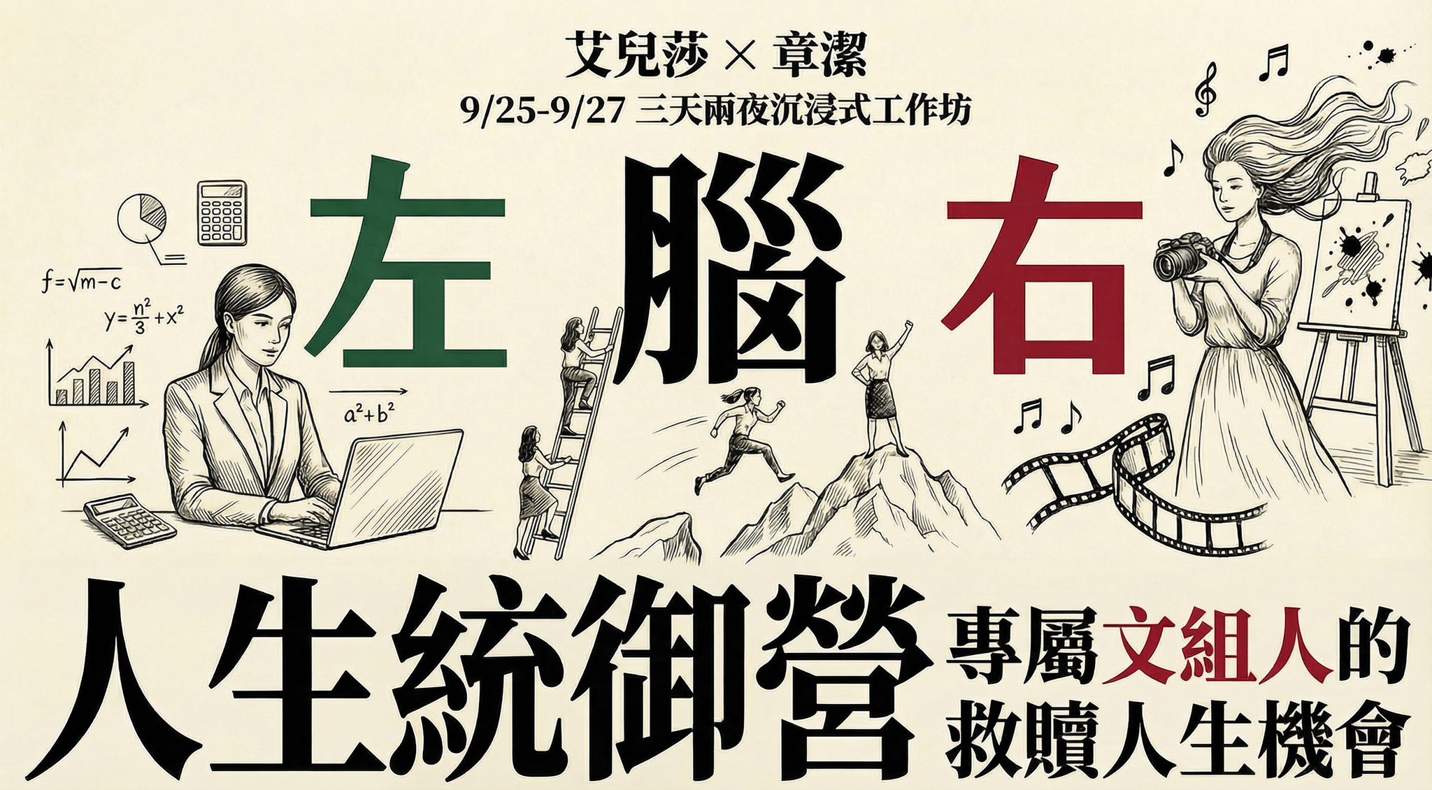 左右人生統御營＿終極文組生救贖營