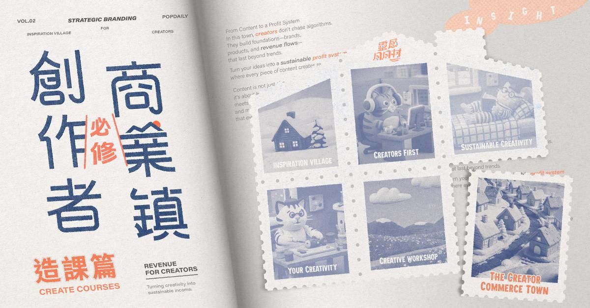 靈感日日村創作者商業鎮－造課篇 / With Kim