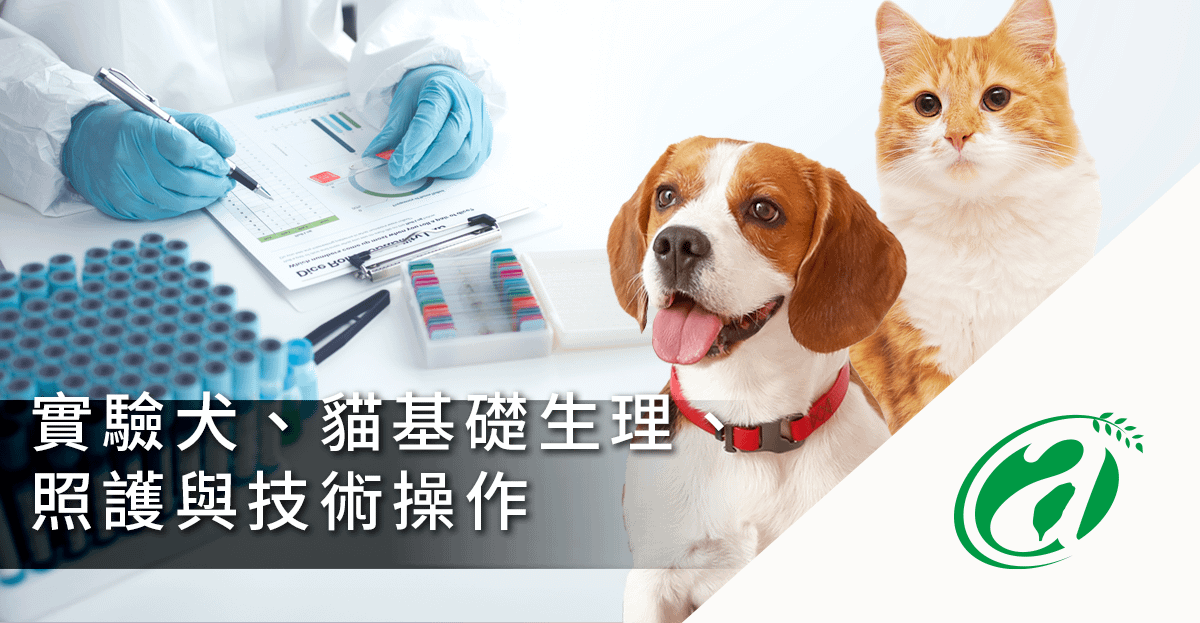 [線上課程]實驗犬、貓基礎生理、照護與技術操作