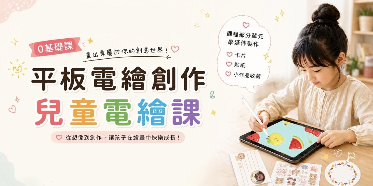 兒童的iPad電繪課