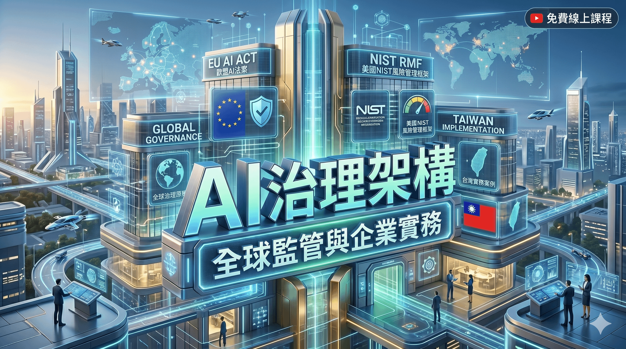 AI 治理與法規入門：從歐盟、美國到台灣的全球視野