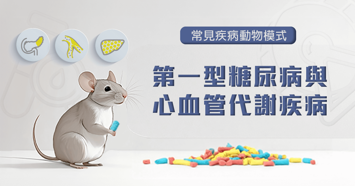 常見疾病動物模式-第一型糖尿病與心血管代謝疾病模式