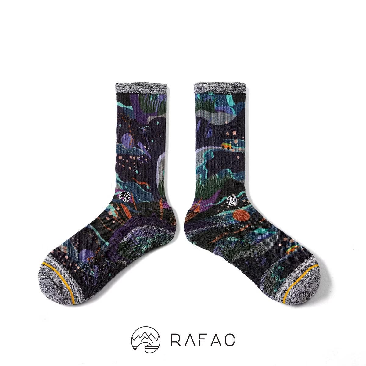 RAFAC機能襪 - RAFAC戶外機能動動襪_處處花版聯名款_突然去冒險