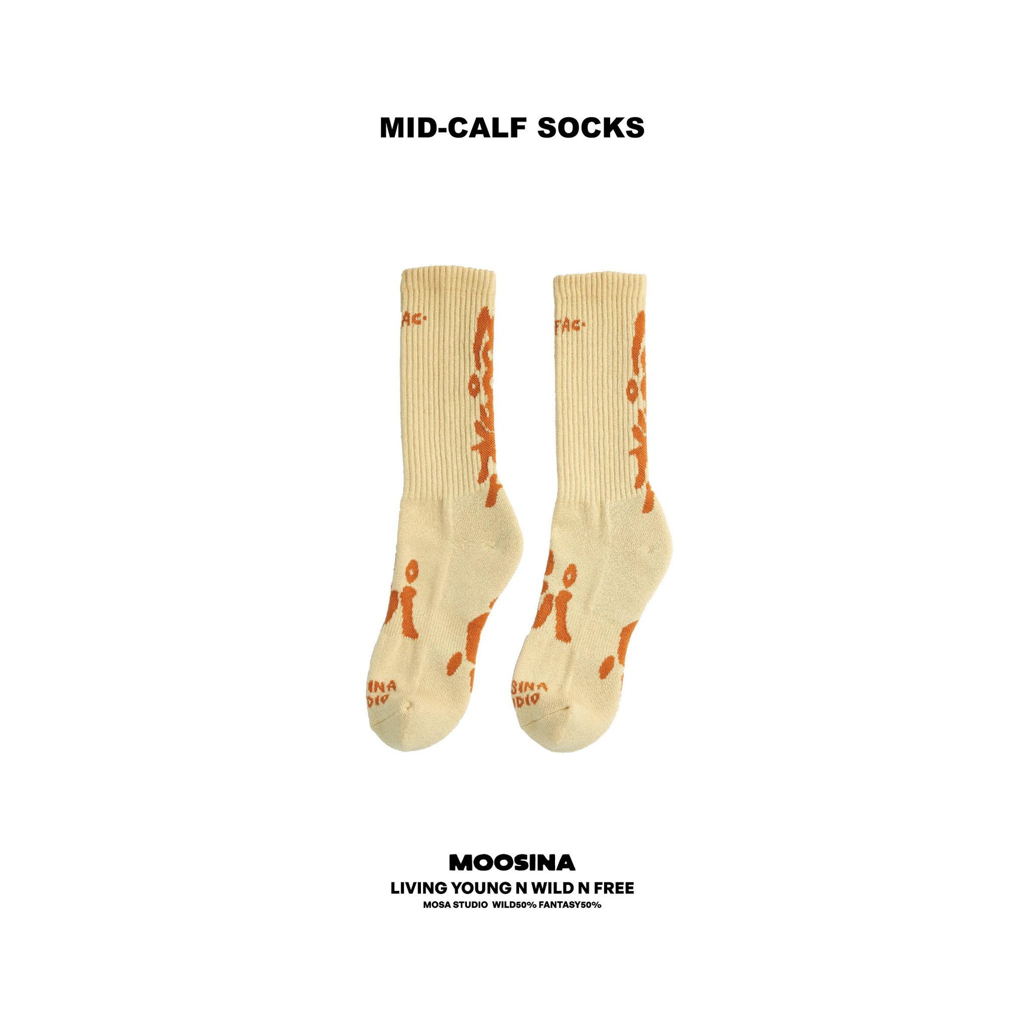 RAFAC機能襪 - MOOSINA X RAFAC 戶外機能襪_米白