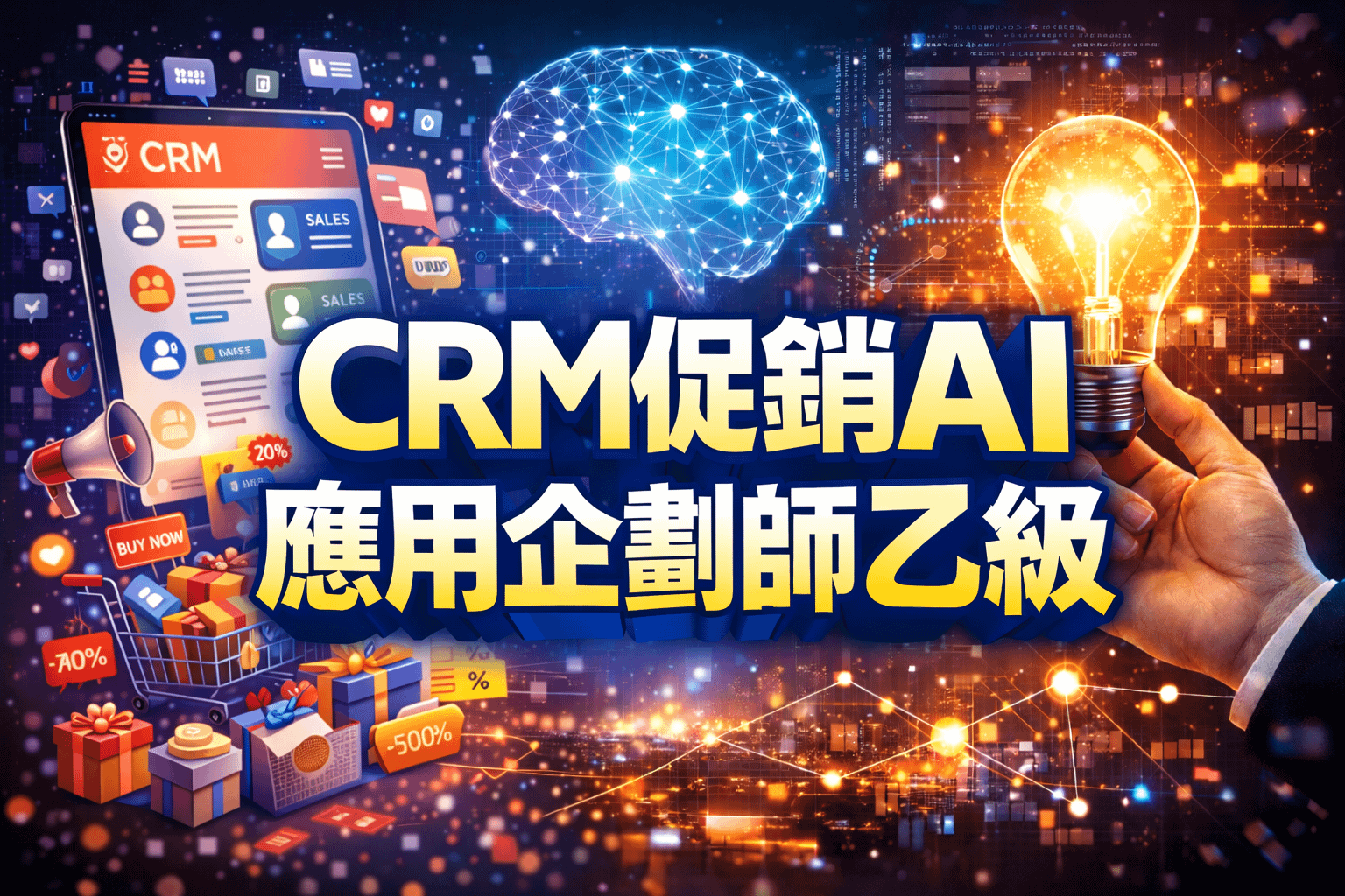 CRM促銷【AI應用】企劃師【乙級】-術科報告【範例】+AI指令集+300題題庫