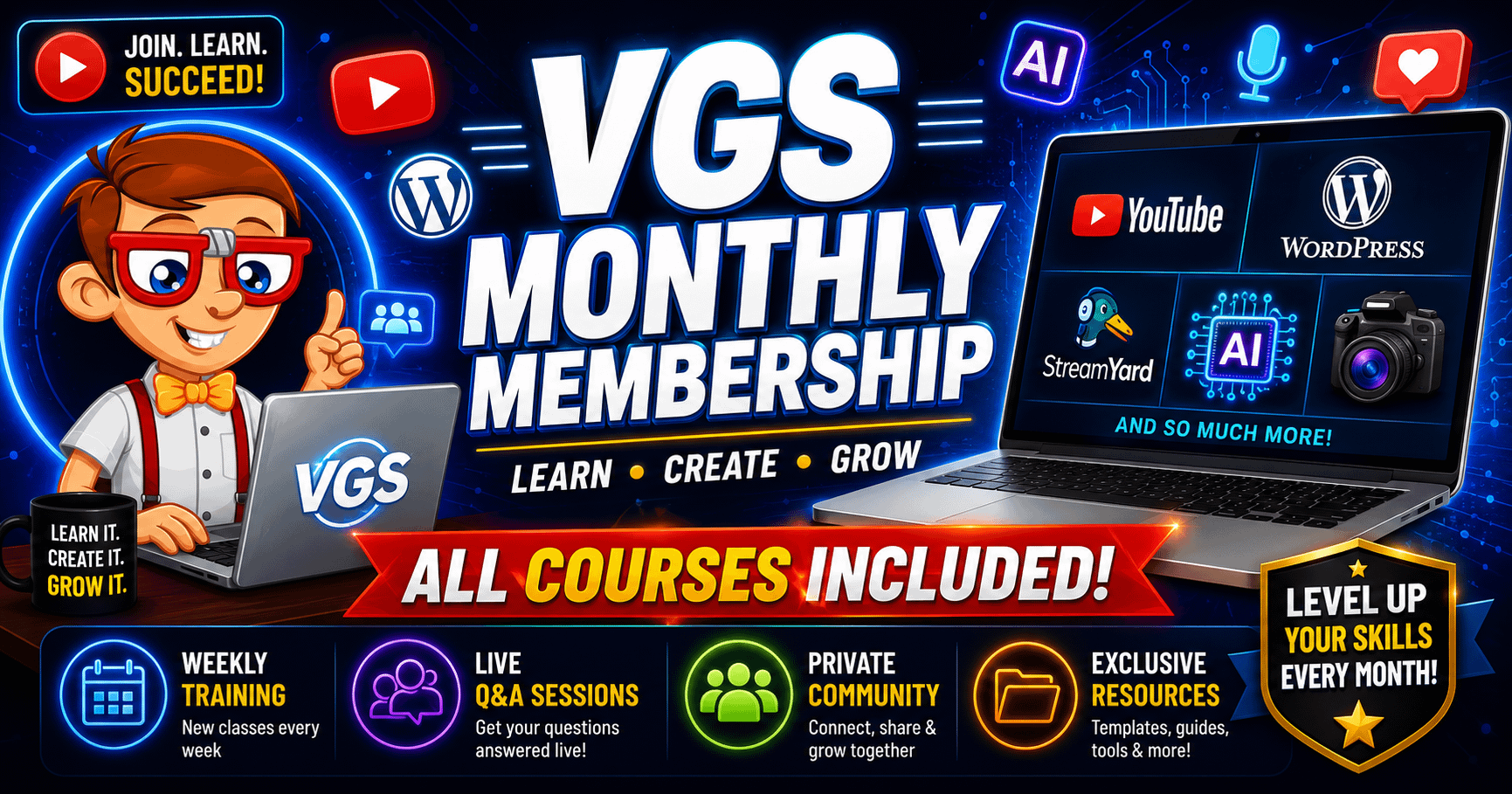 VGS Monthly Membership