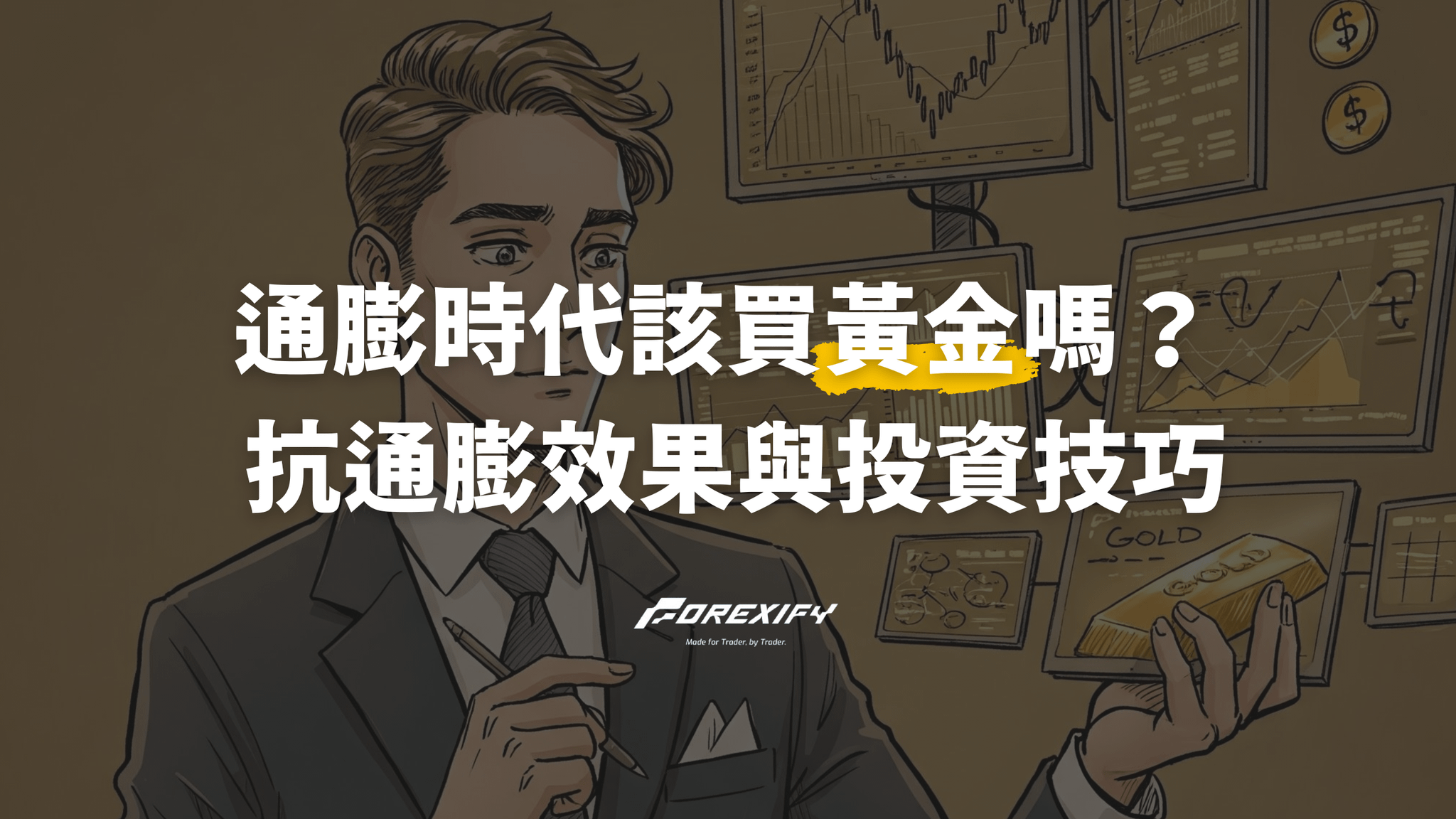 通膨時代該買黃金嗎？解析抗通膨效果、歷史報酬與進階投資技巧