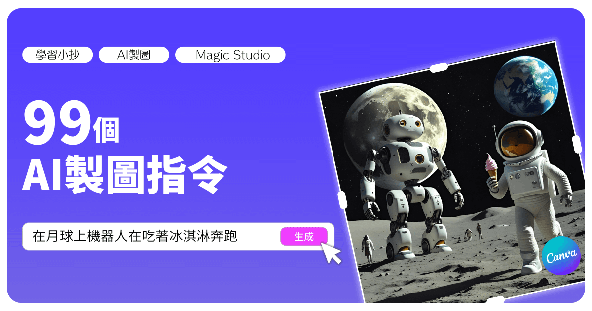 99個 Canva AI Magic Studio Prompt