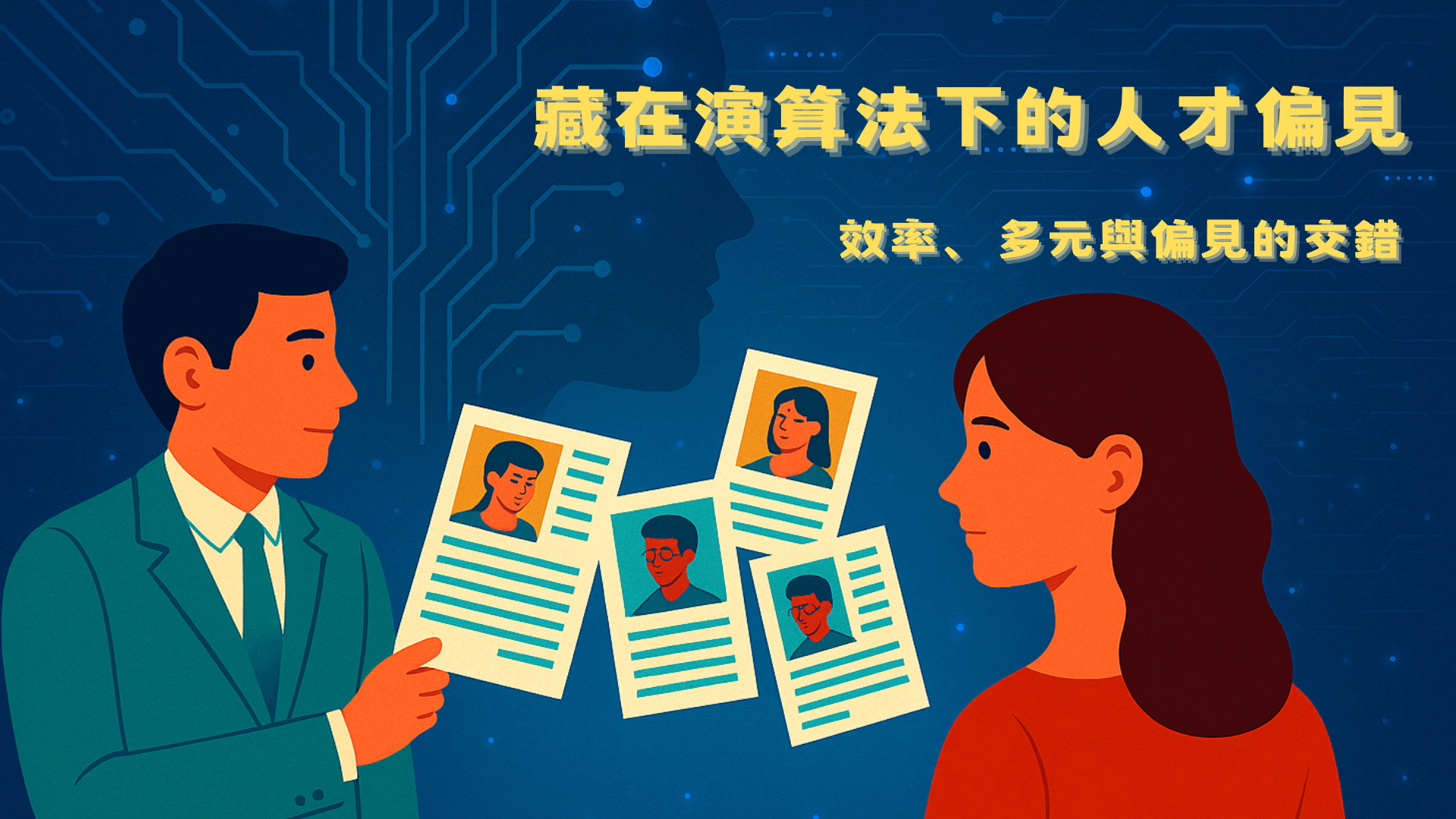 藏在演算法下的人才偏見：效率、多元與偏見的交錯