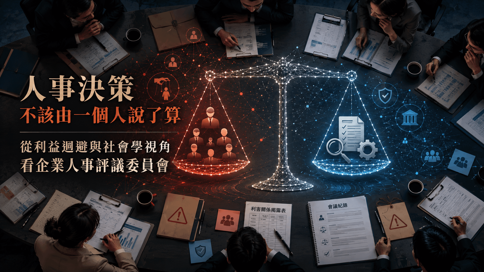 人事決策不該由一個人說了算：從利益迴避與社會學視角看企業人事評議委員會