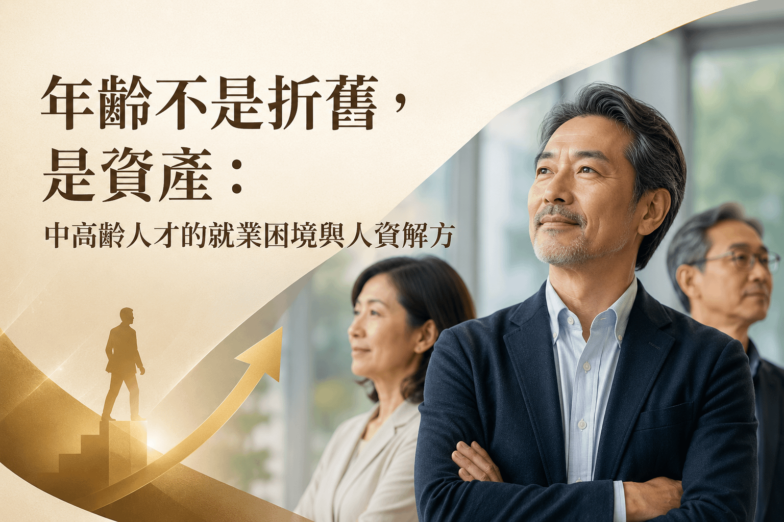 年齡不是折舊，是資產：中高齡人才的就業困境與人資解方