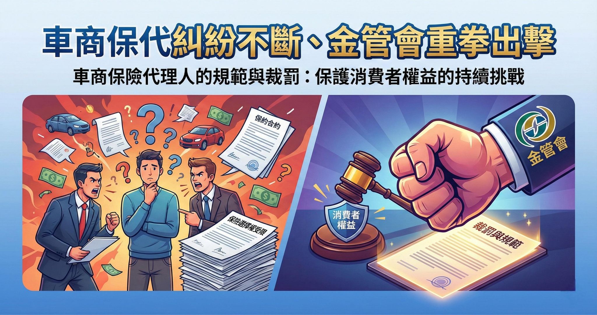 車商保代糾紛不斷、金管會重拳出擊