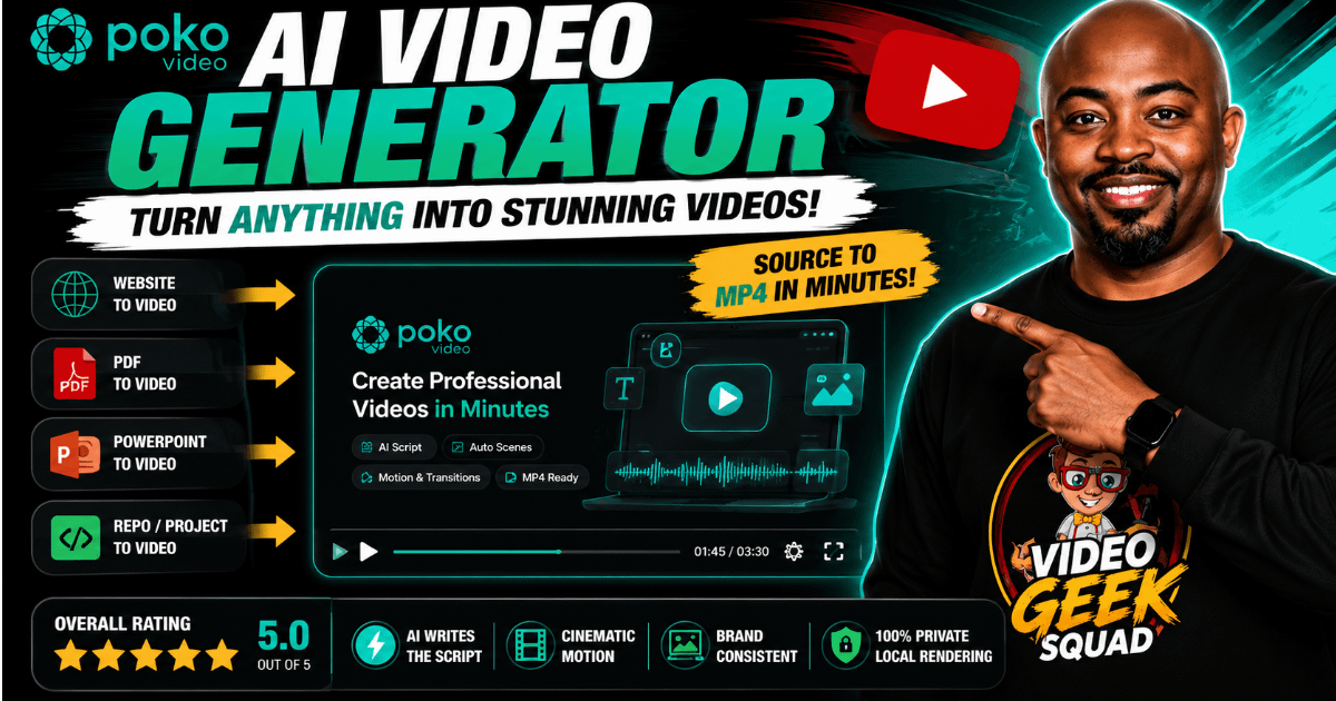Poko Motion Review: Local AI Video From Docs, PDFs & URLs