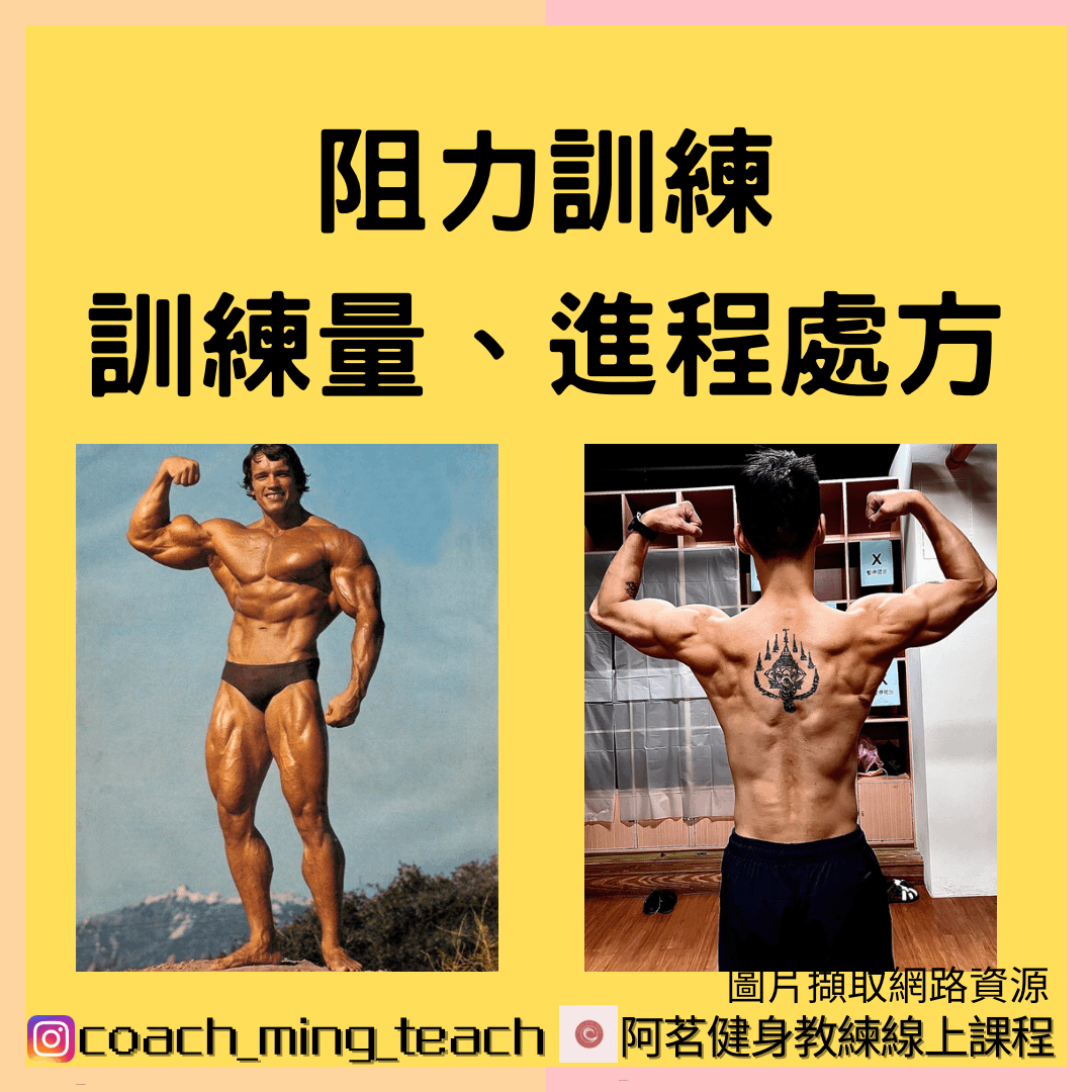 『阻力訓練：訓練量、進程處方』