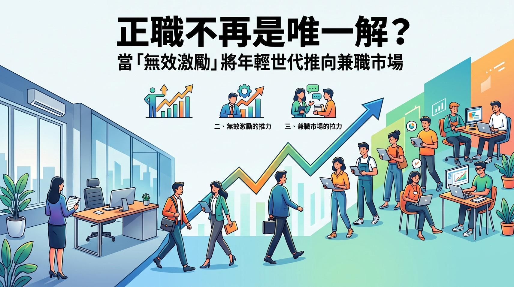 正職不再是唯一解？ 當「無效激勵」將年輕世代推向兼職市場