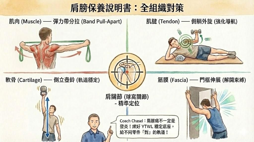 肩膀全組織保養菜單