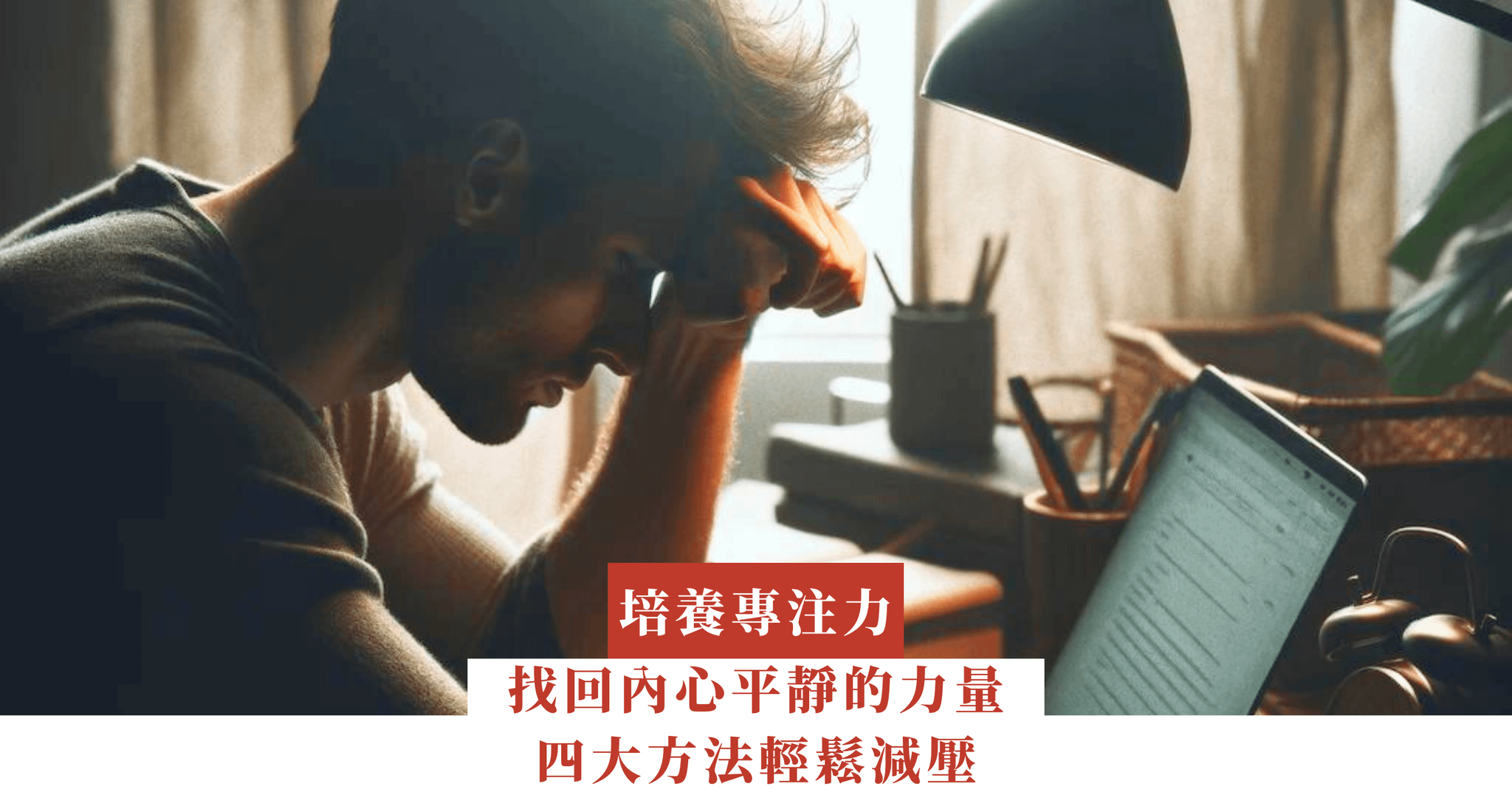 找回內心平靜的力量， 四大方法輕鬆減壓