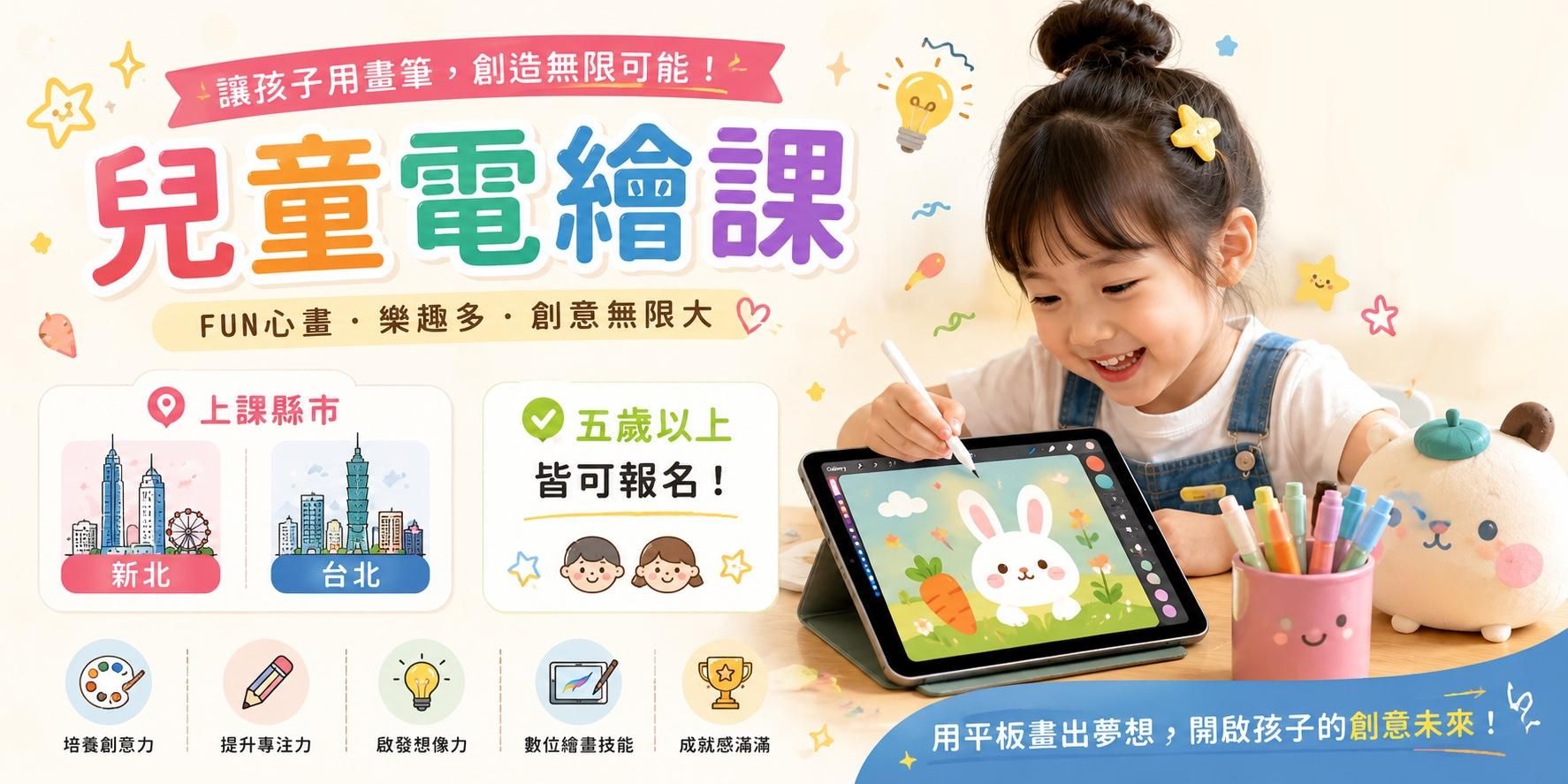 兒童電繪課|5歲+