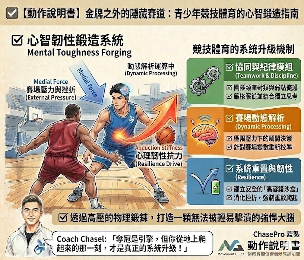 【動作說明書】金牌之外的隱藏賽道：青少年競技體育的心智發展