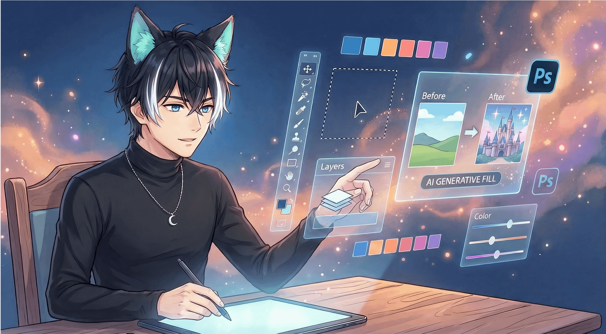 Photoshop 完整功能介紹、AI 新功能與設計師應用指南