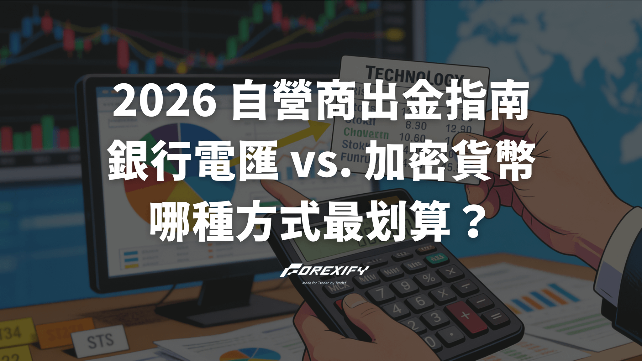 2026 自營商出金指南：銀行電匯 vs. 加密貨幣，哪種方式最划算？
