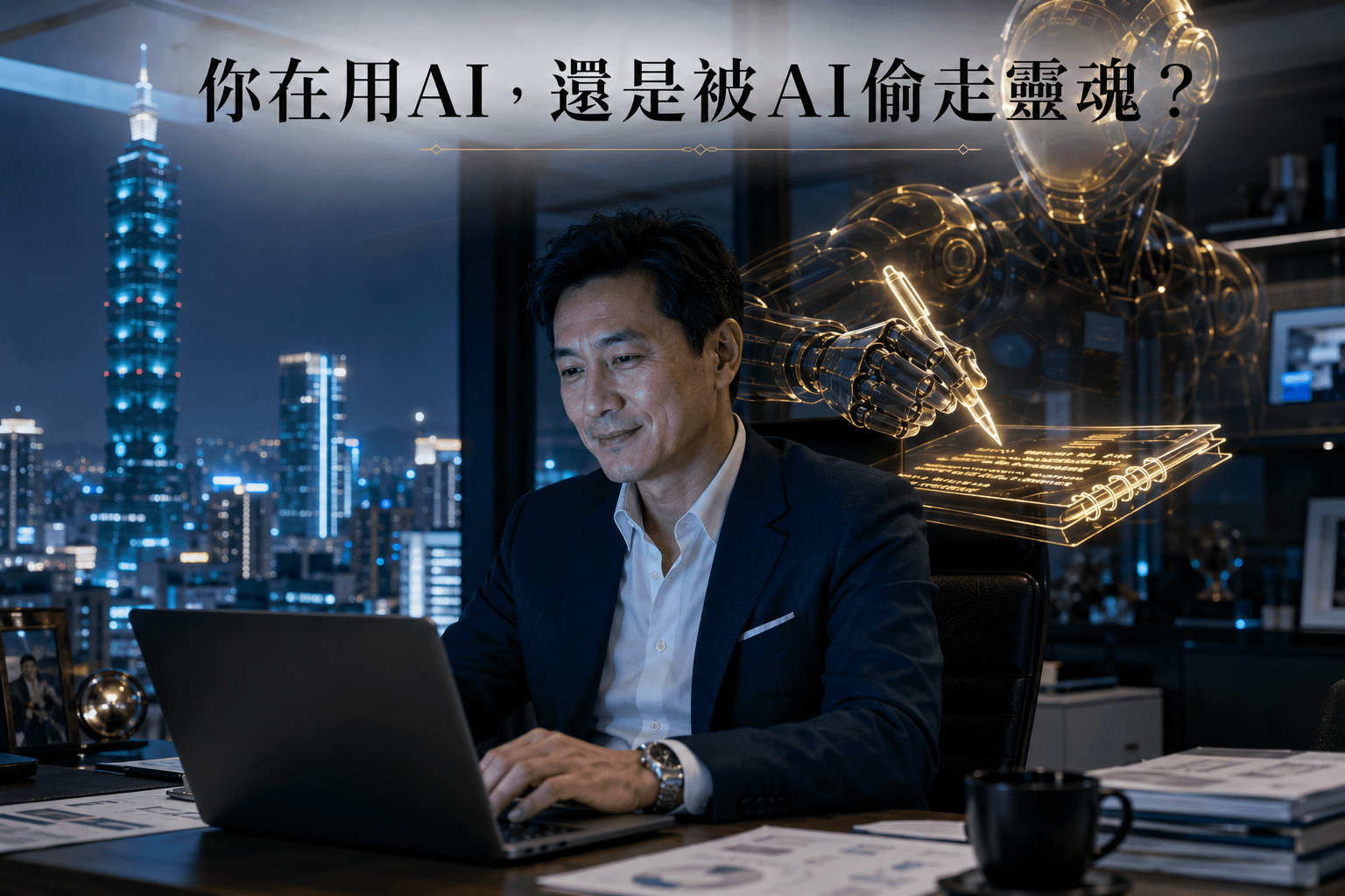 你在用 AI 幫員工減負，還是把公司的靈魂免費送給對手？