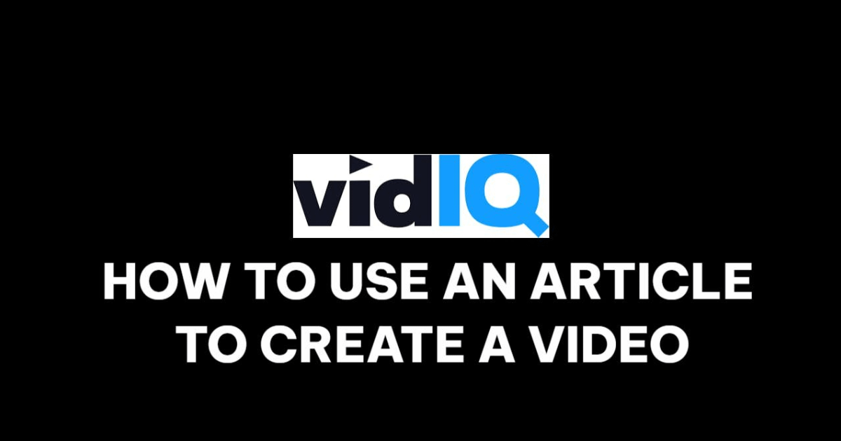 How to Use vidIQ for Effective YouTube Keyword Research and Video Optimization