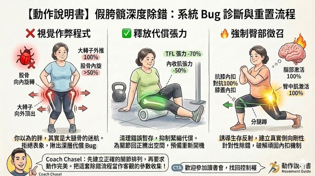 【動作說明書】假跨髖深度除錯：系統除錯與重置流程 ​