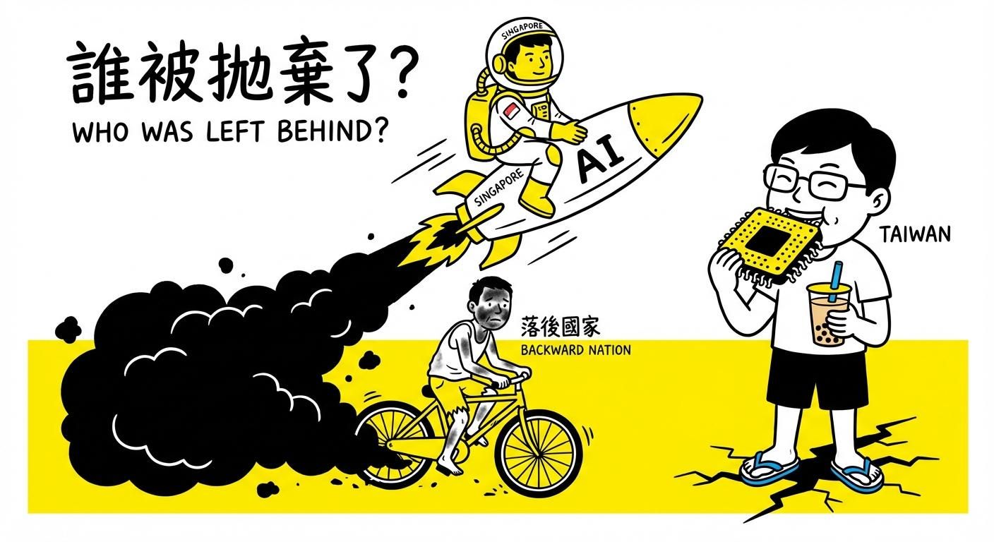 別只盯著輝達股價！AI 正在東南亞製造一道「絕望之牆」，台灣該醒醒了