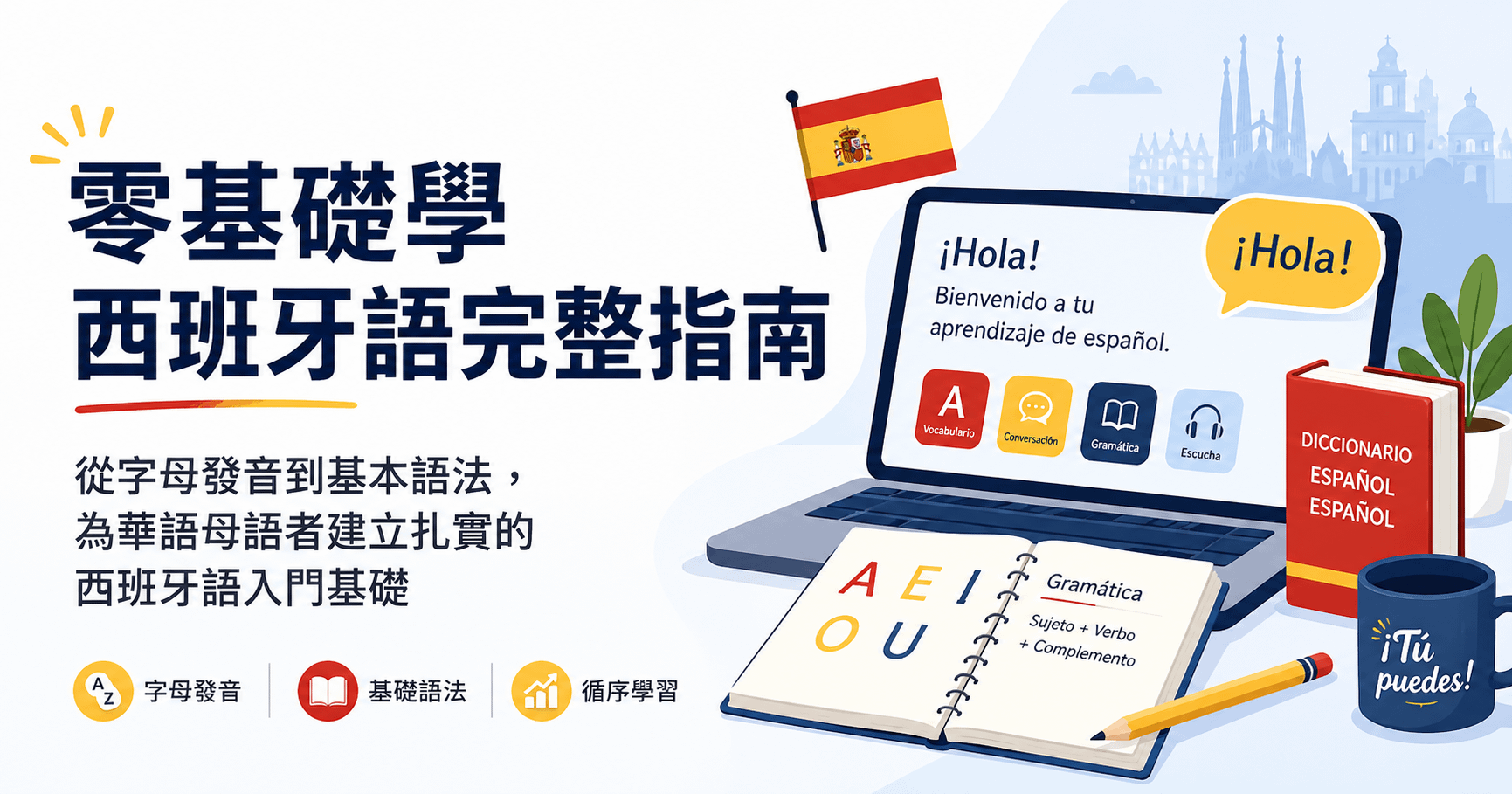 零基礎學西班牙語完整指南