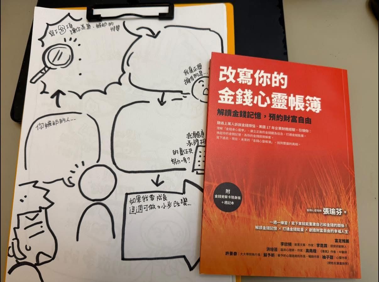 如何用圖解走出比較焦慮，改寫你的心靈帳簿