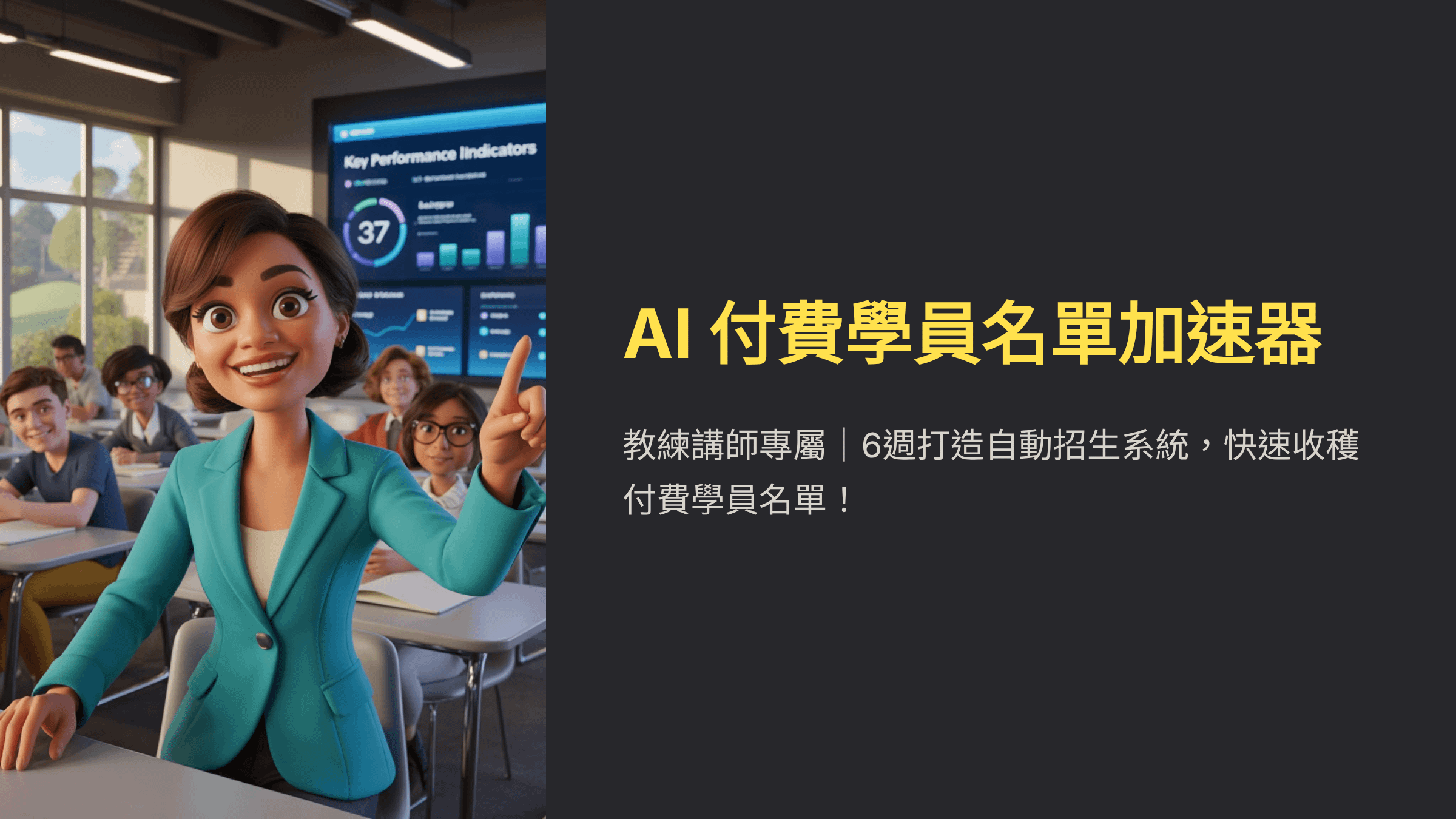 AI 付費學員名單加速器