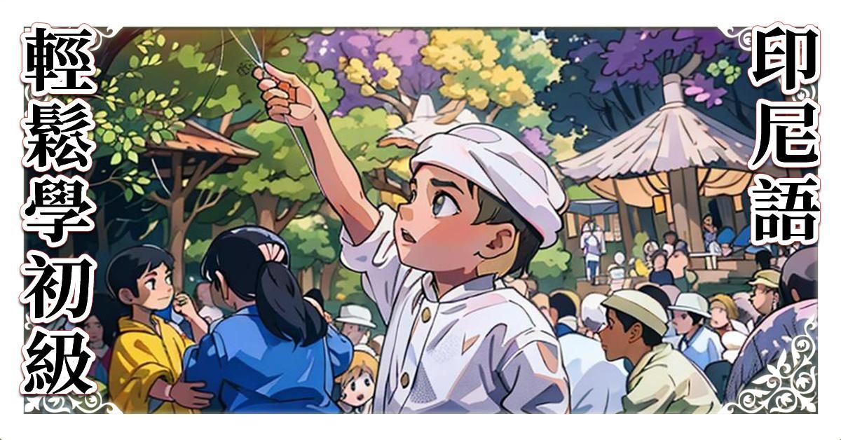 輕鬆學印尼語初級A1教材，附母語教師朗讀影片