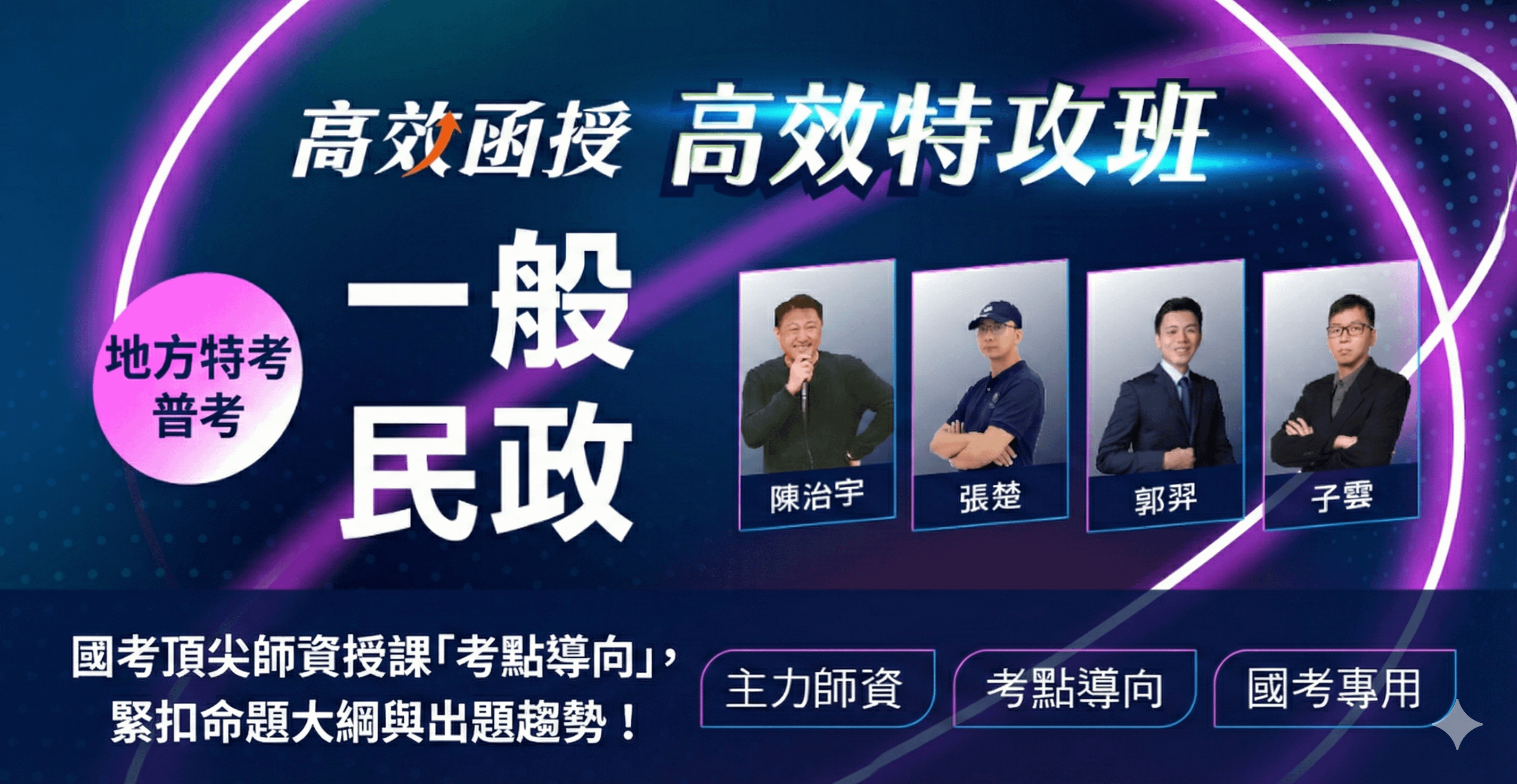 一般民政-普考/地方特考(四等)-全套/專業【高效特攻班】│高效函授🚀衝刺優惠67折起！