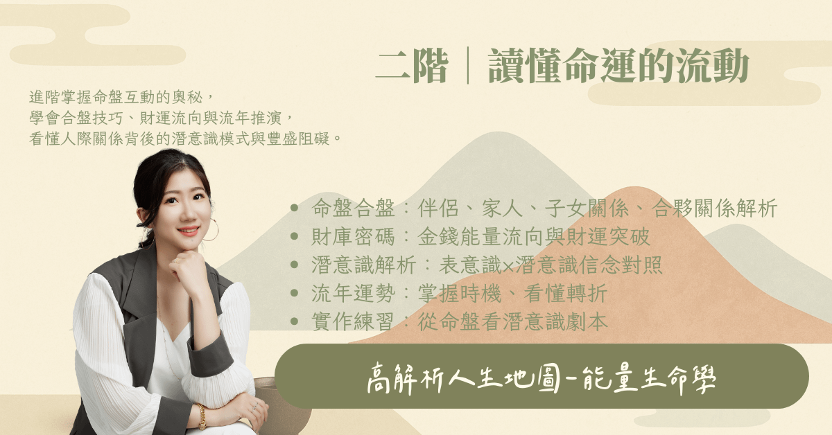【二階】高解析人生地圖－能量生命學