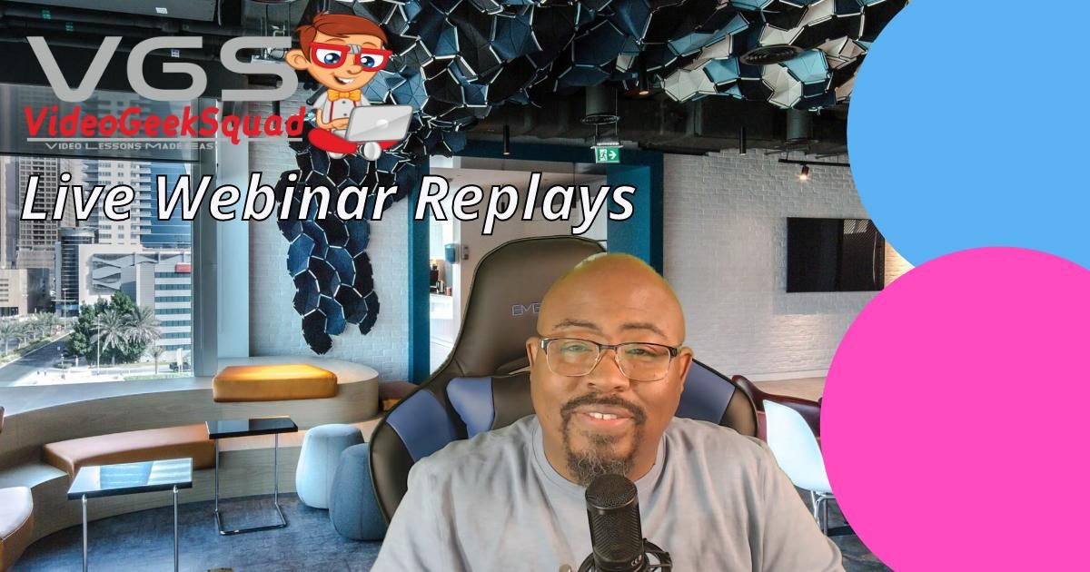 Live-Webinar Replays