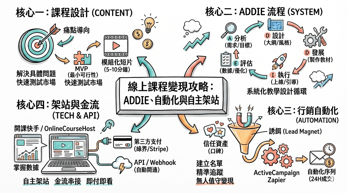 線上課程規劃暨自動化行銷變現實務班
