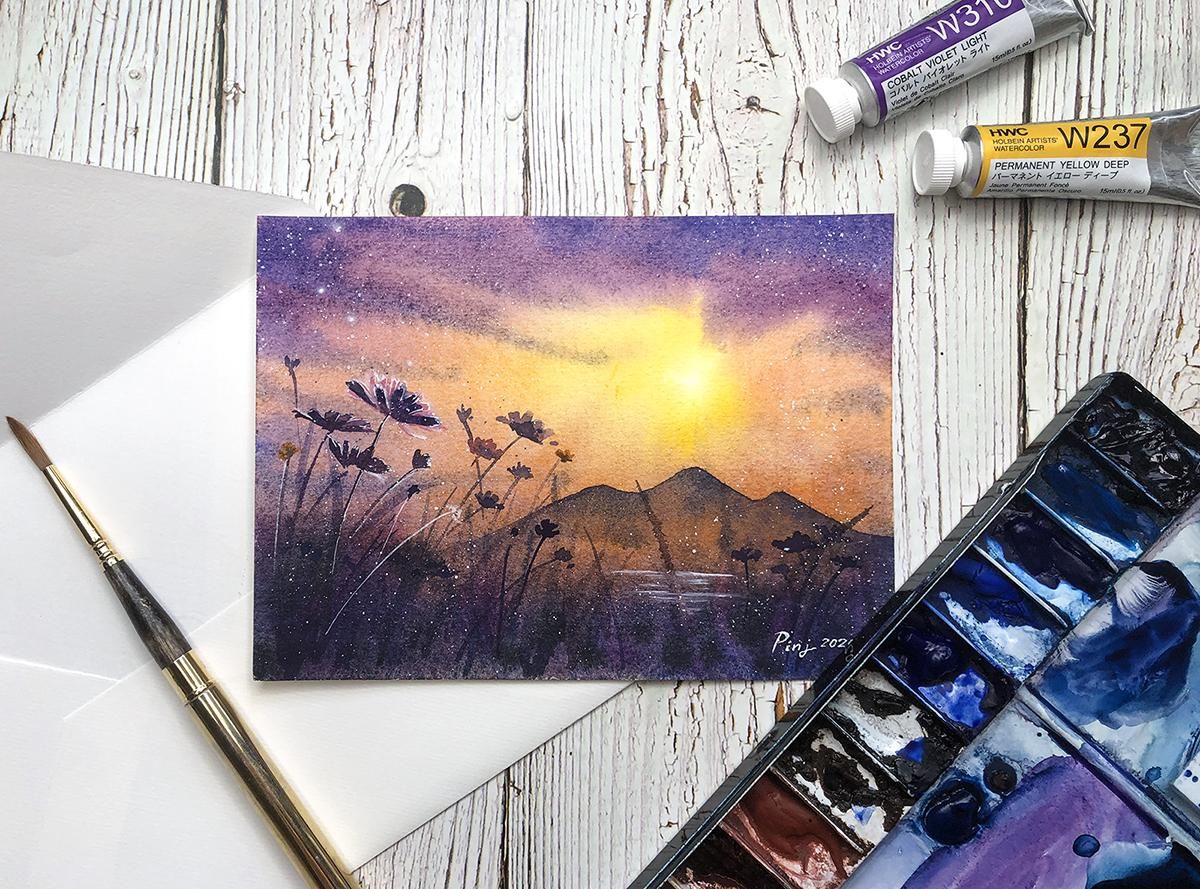 【你是人間的四月天】水彩課