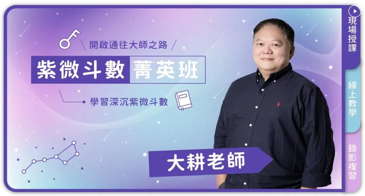 大耕老師－斗數菁英班（斗數高階畢限定）