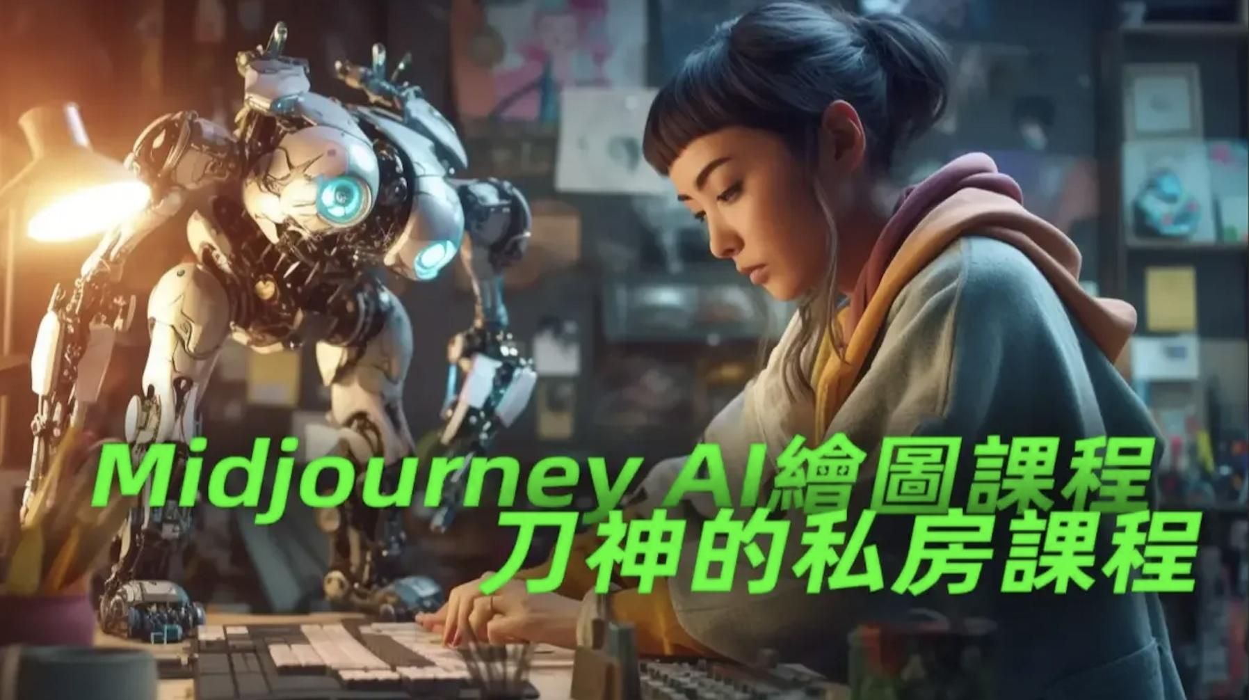 Midjourney Ai 繪圖課程 - 精彩錄撥線上課