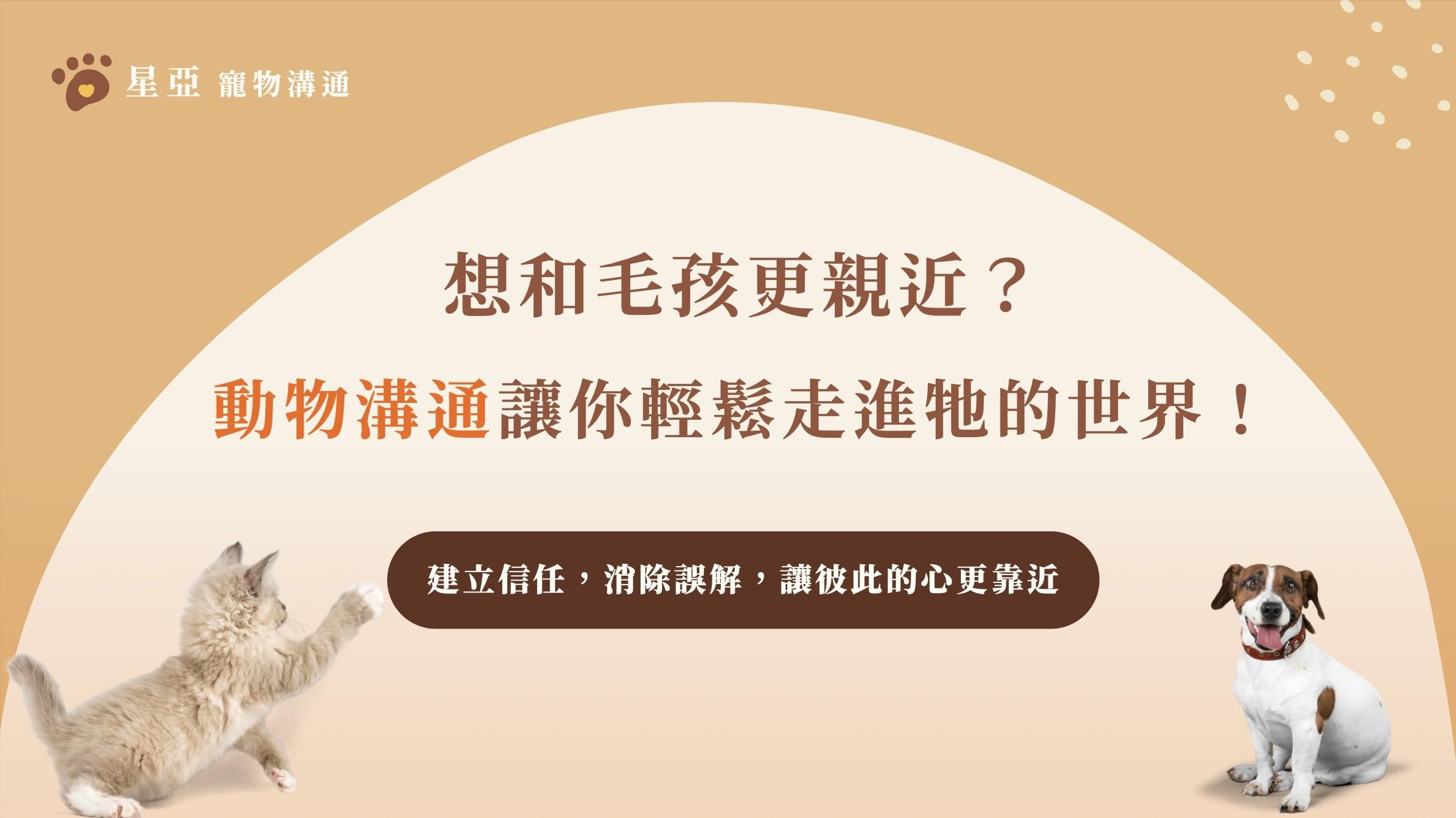 如何讓毛孩理解你的表達-【線上講座回放】