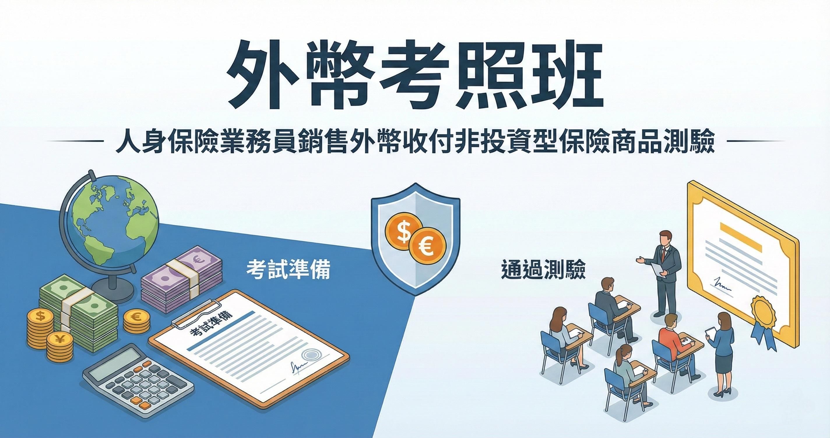 外幣考照班-線上課程-來亞保險私塾