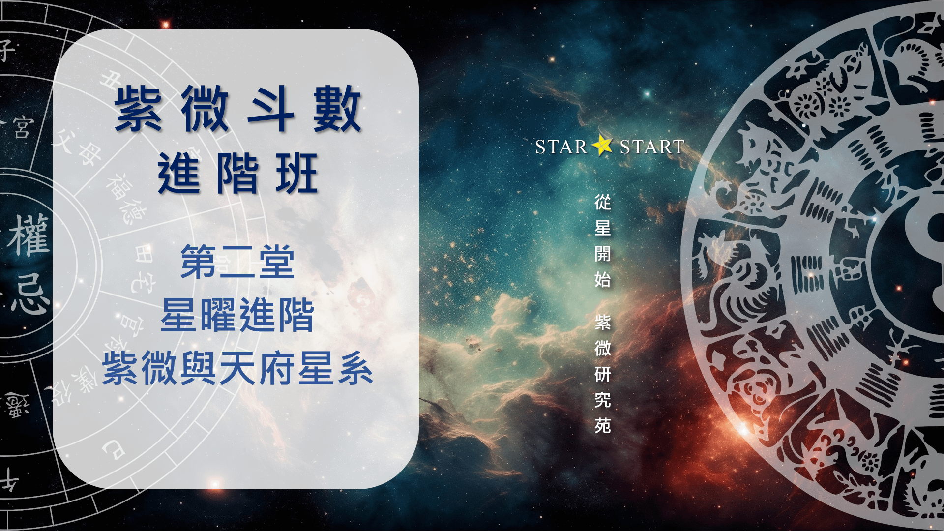 進階班 第二堂 星曜進階-紫微與天府星系