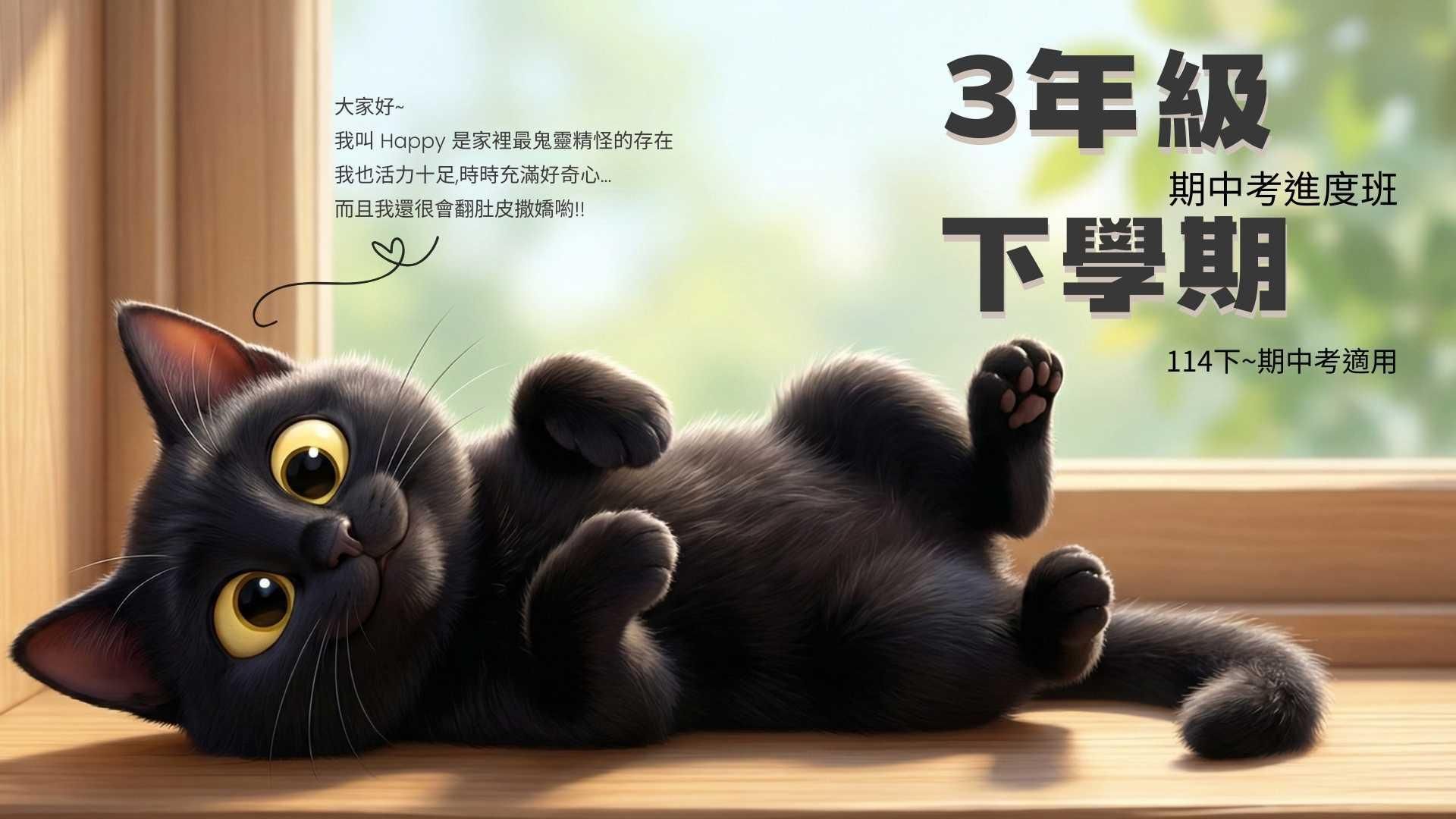 114年3下,共8周期中考進度班(送寒假進度)